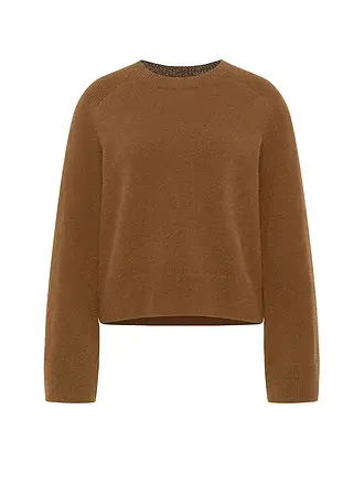 LANIUS | Pullover Cropped Fit | camel